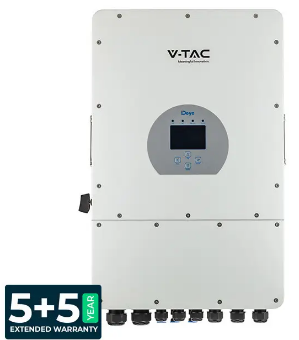 Гібридний трифазний сонячний інвертор V-TAC. 5 кВт (арт. 11743)